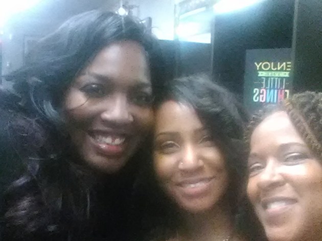 Photo from the Grand Opening of Embellysh Hair Salon.